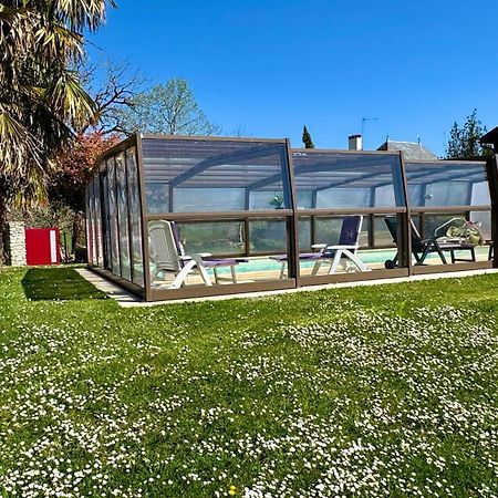 Maison De Charme Piscine Couverte Chauffee Mayrinhac-Lentour Dış mekan fotoğraf