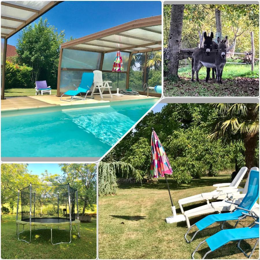 Maison De Charme Piscine Couverte Chauffee Mayrinhac-Lentour Dış mekan fotoğraf
