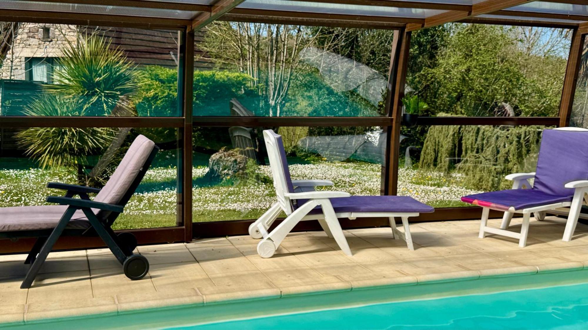 Maison De Charme Piscine Couverte Chauffee Mayrinhac-Lentour Dış mekan fotoğraf